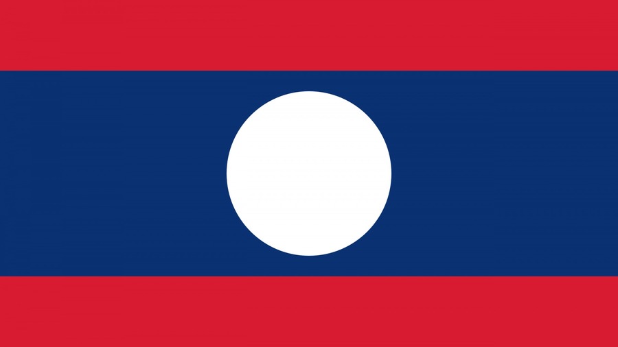 Laos Flag Wallpaper High Definition Quality Widescreen