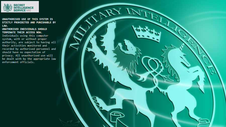 MI6 Secret Intelligence Windows 8 Lock Screen by johnroberts1 on