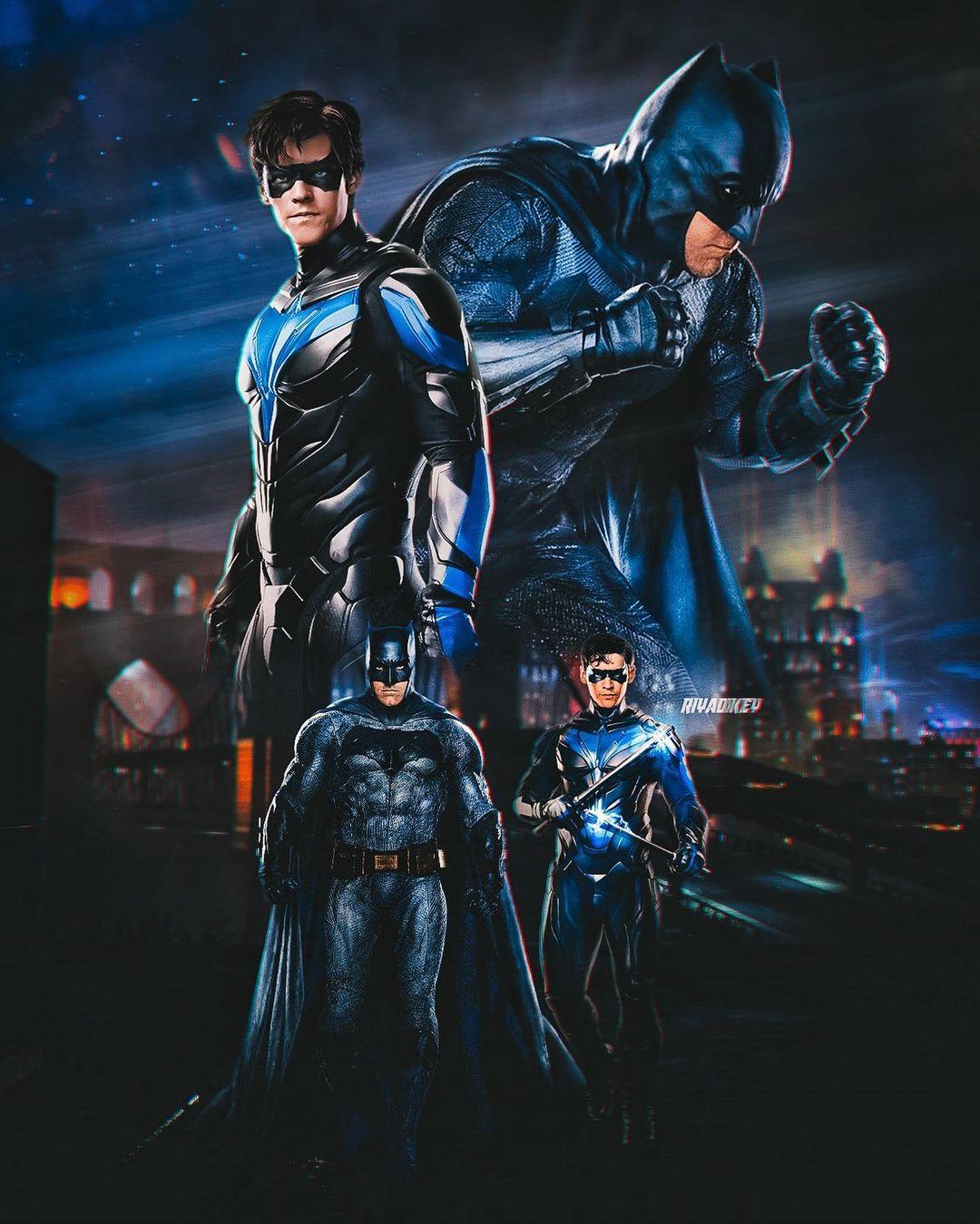 Batman Nightwing Fan Poster By Ryadkey Tytorthebarbarian On