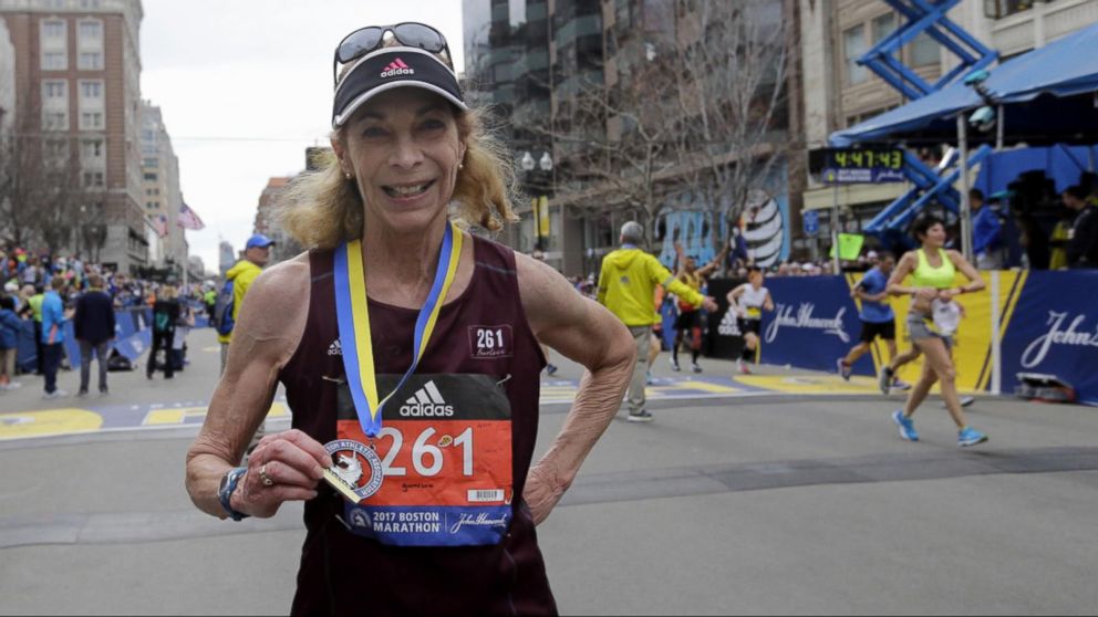 First Woman To Officially Run Boston Marathon Finishes Race Again