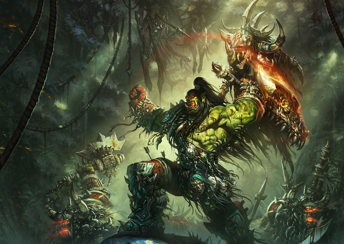 Wallpaper Starcraft Warcraft Zeratul Thrall Tyrael Wow