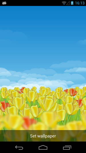 Dutch Tulips 3D Live Wallpaper Android   Download