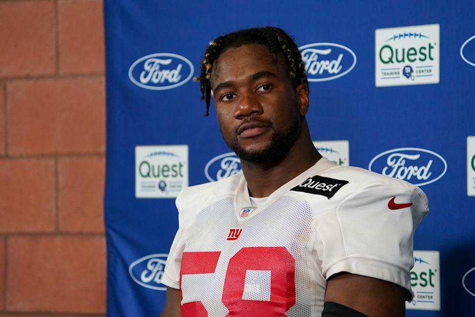 Giants Bobby Okereke Talks Linebackers Room Stopping The Run Wallpaper