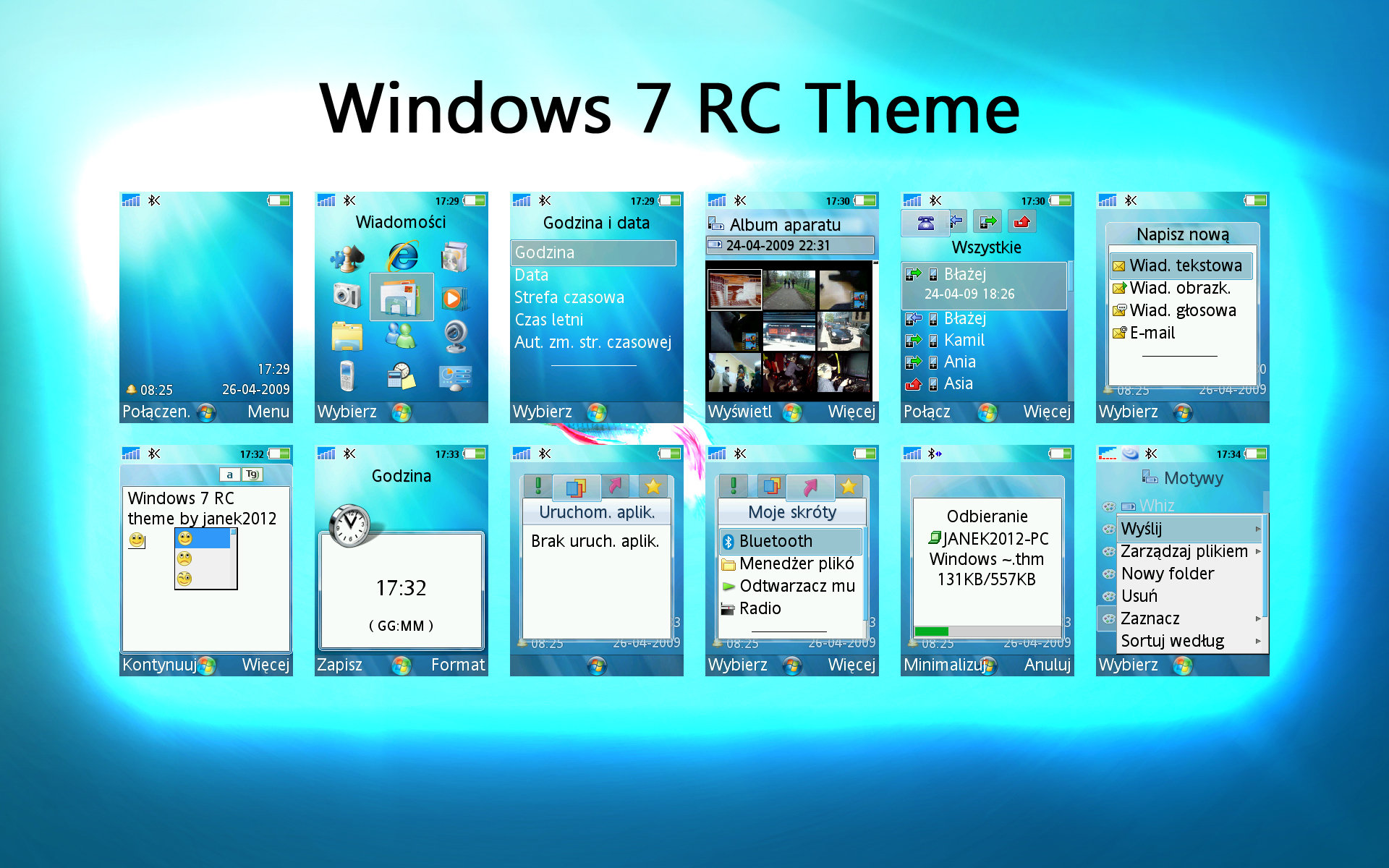 Windows Rc Theme By Janek2012