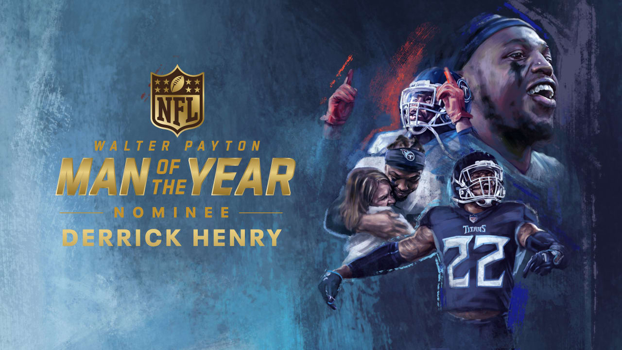 Derrick Henry Named Titans Nominee For Walter Payton Man Of The