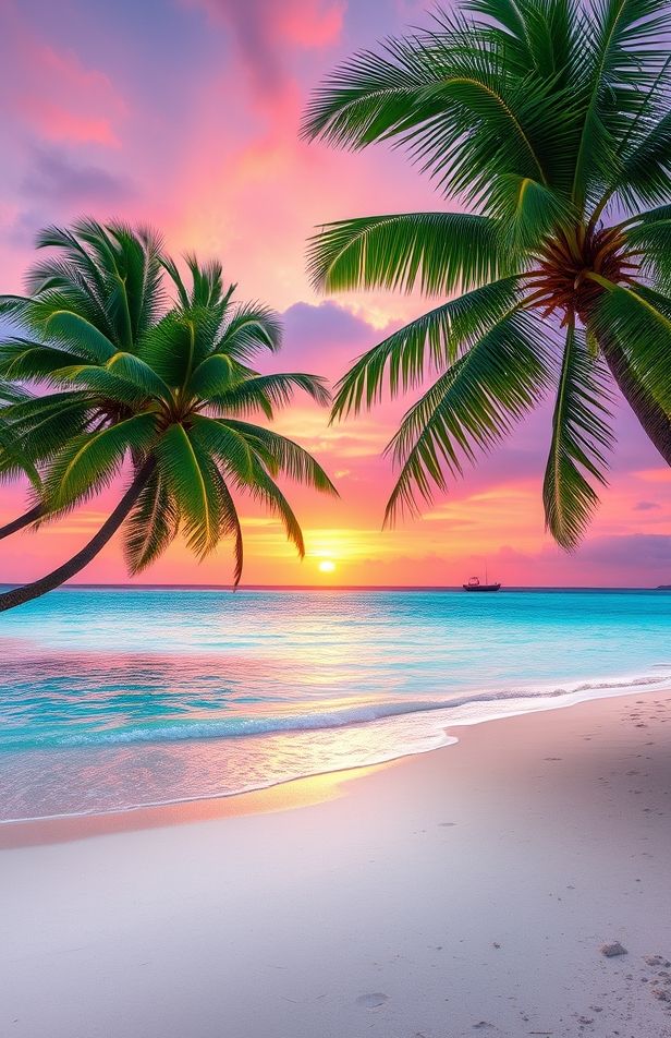 Tropical Island Wallpaper