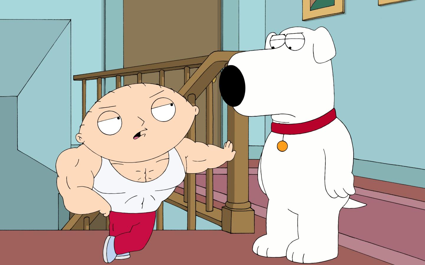 Family Guy Stewie Griffin Brian Wallpaper