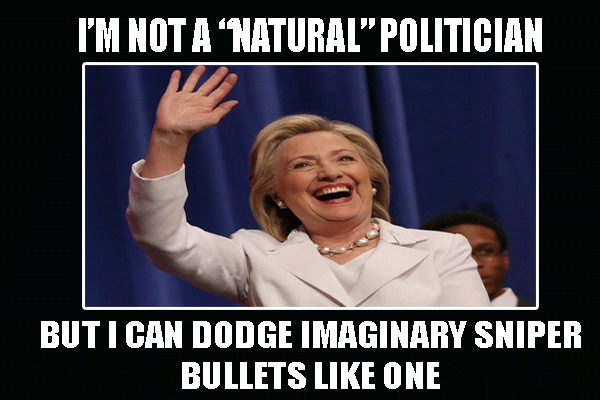Natural Politician Funny Hillary Clinton Meme Desktop Background