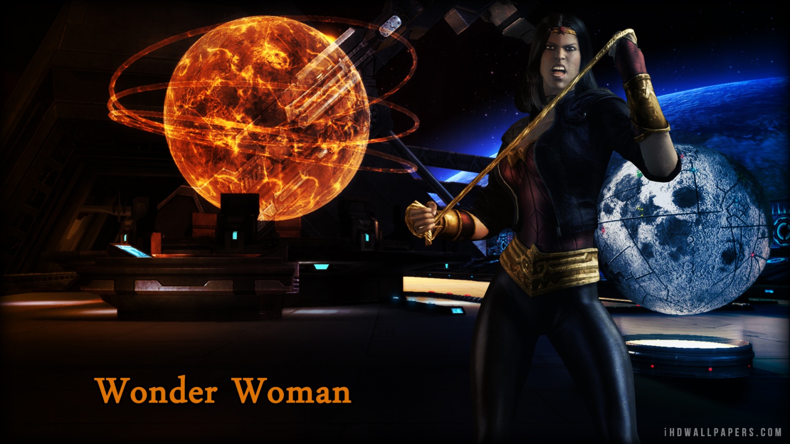 Wonder Woman Batman Arkham Origins HD Wallpaper   iHD Wallpapers