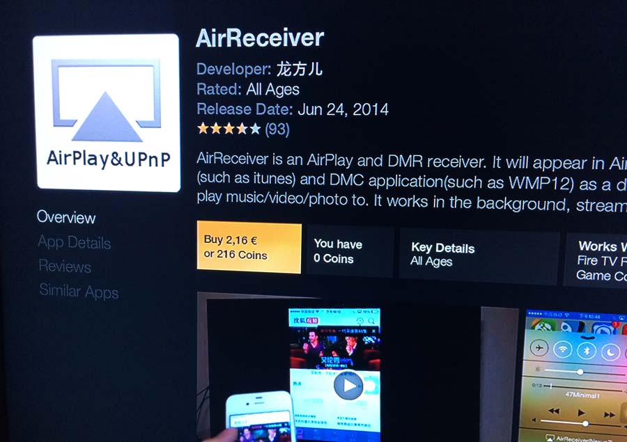 Third Party App Airreceiver Adds Airplay To Your Amazon Fire Tv