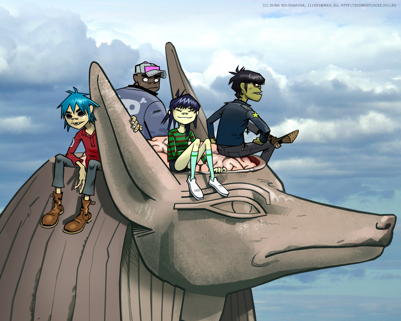 Allwallpaper Is A Gorillazcheck Out This In Gorillaz Noodles Graphics