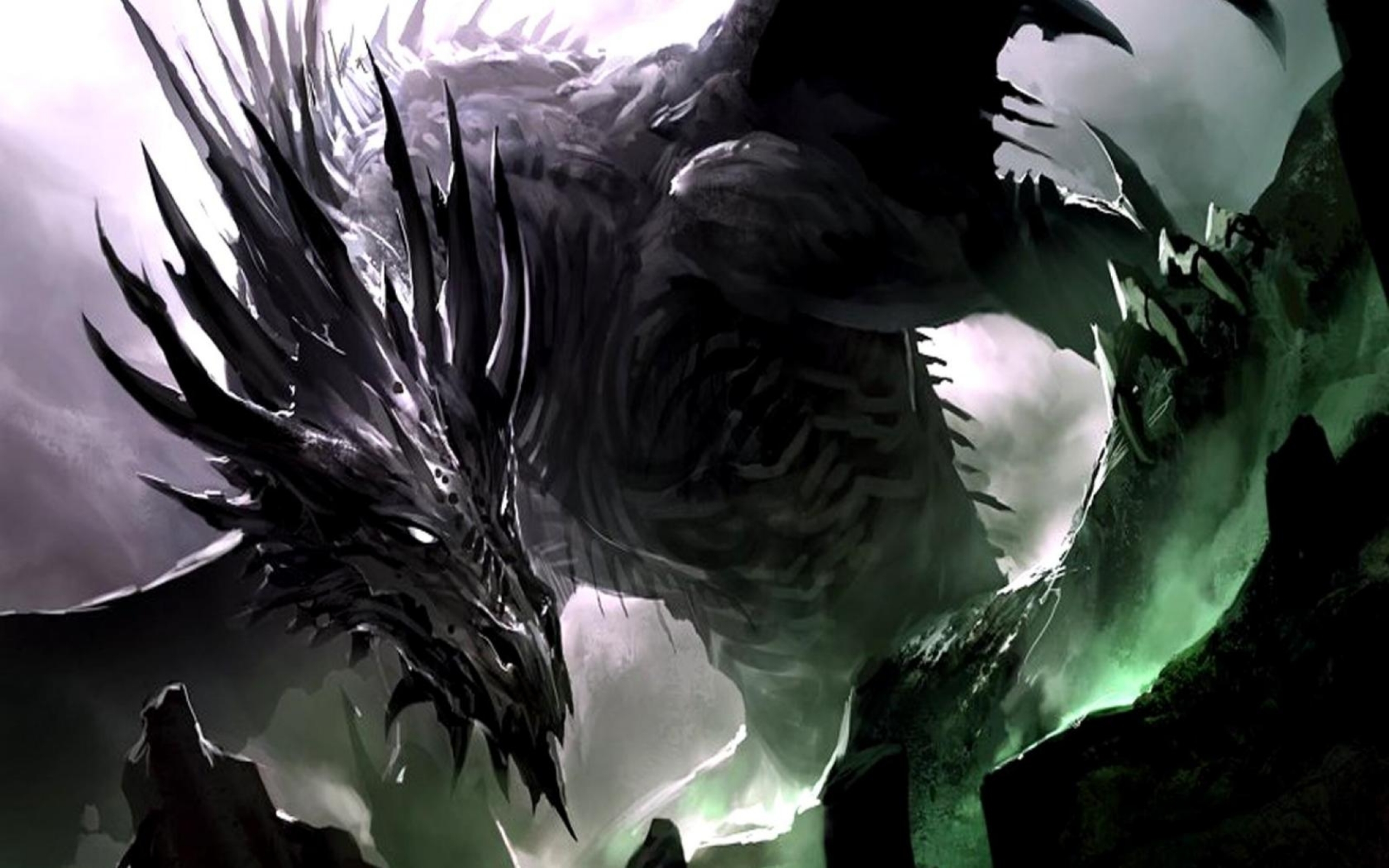 Black Dragon Cool Background Wallpaper Amazing