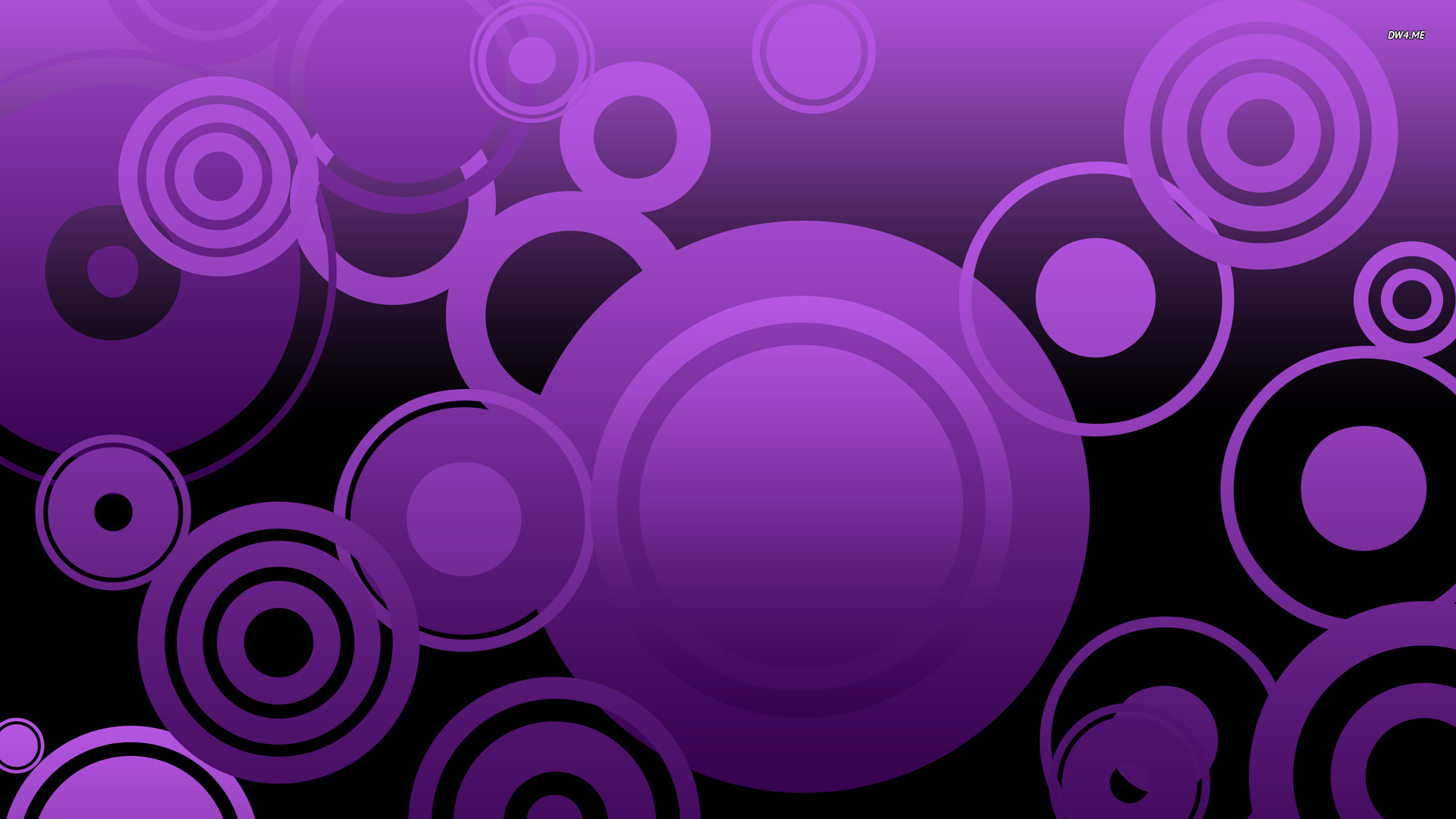 Purple Circles Wallpaper Vector