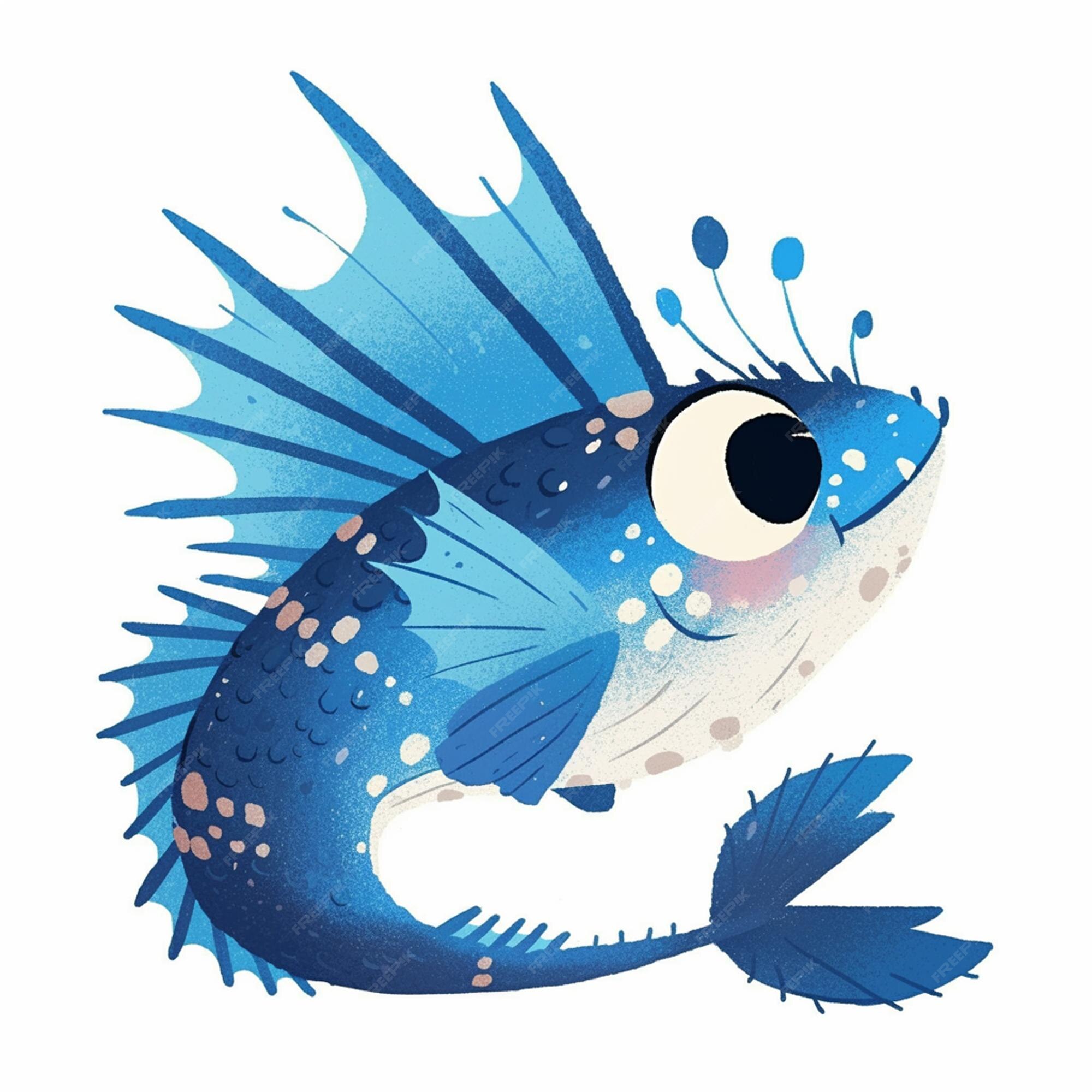 Flying Gurnard Spreading Its Fins Wallpaper