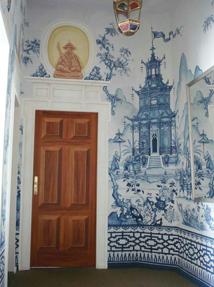 Chinoiserie Mural ANOTHER HOUSE I WILL HAVE TO BUY DOOR SHOULD
