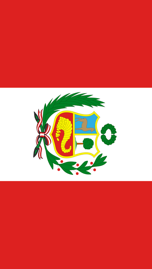 Peru Flag iPhone Wallpaper HD