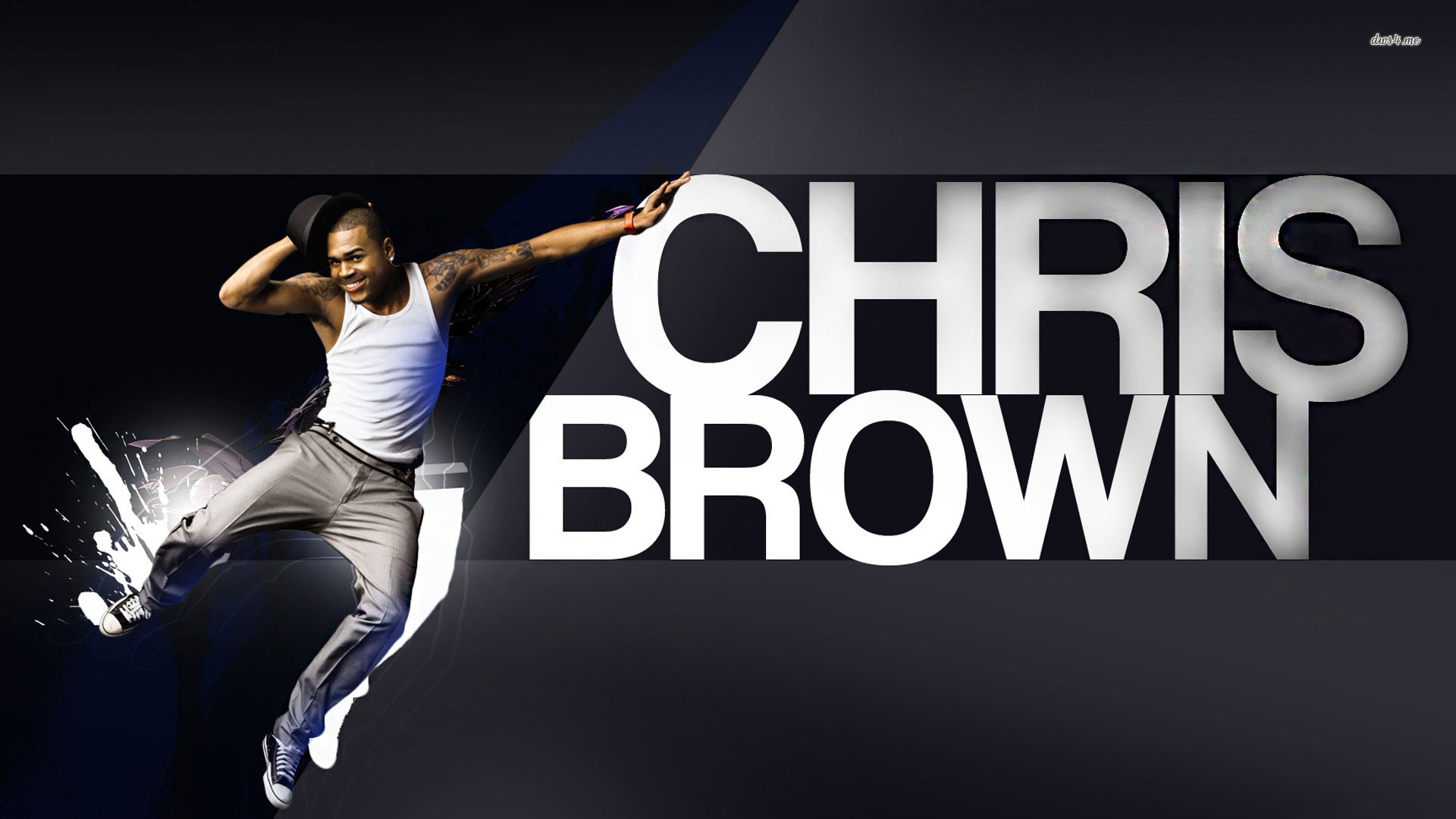 Chris Brown Name Rap Wallpaper