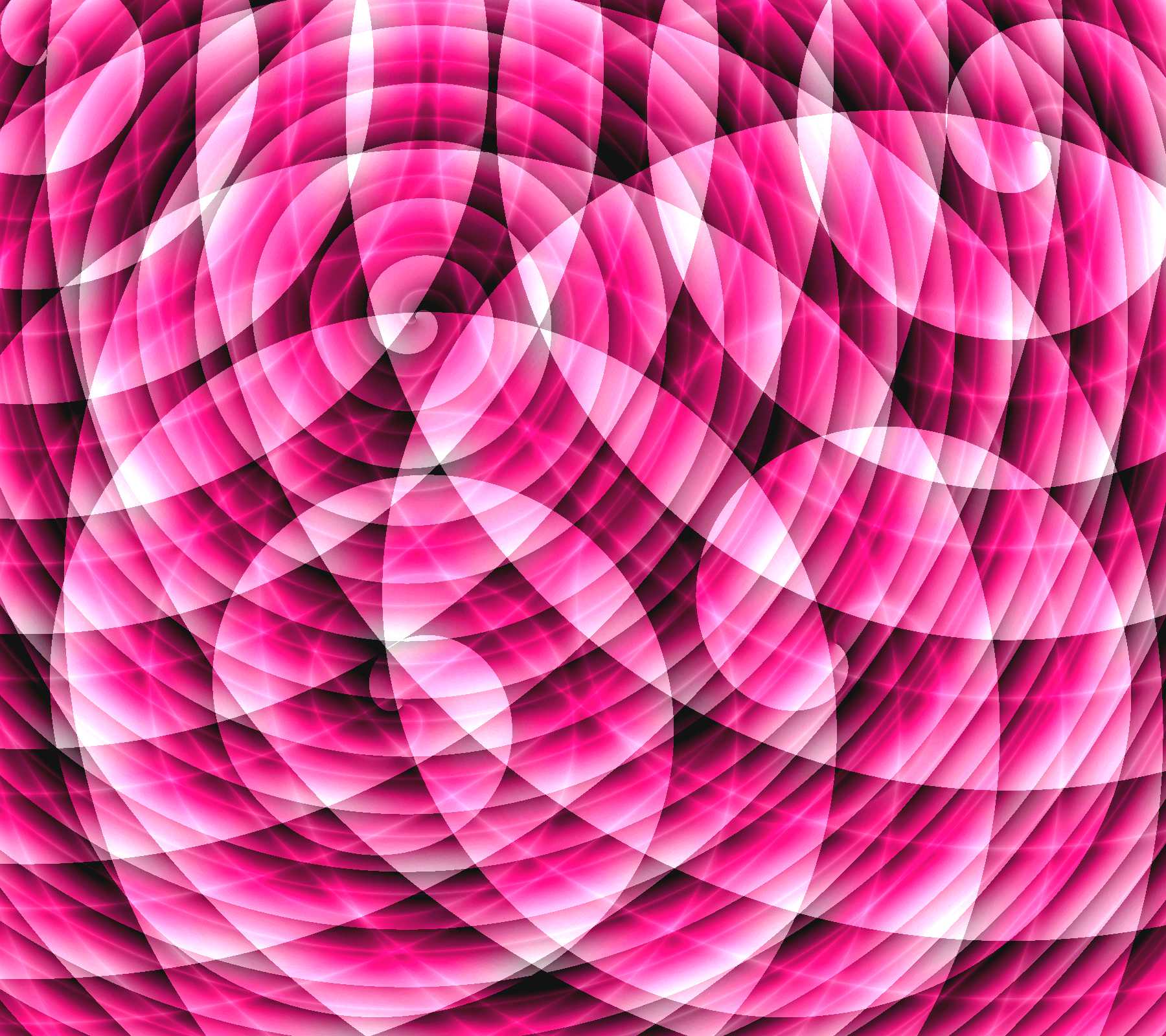 Hot Pink Random Spiral Swirls Background Image
