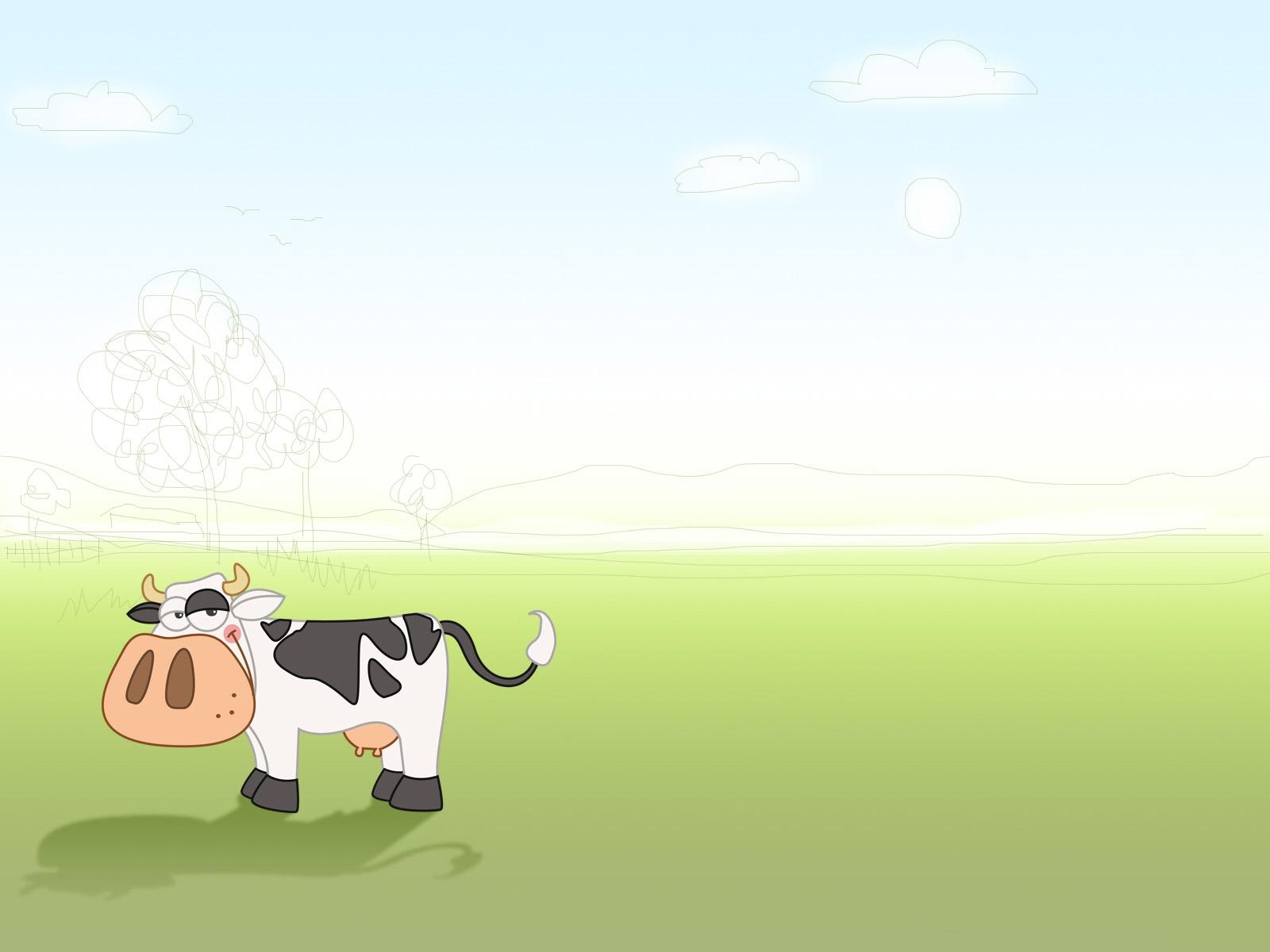 Cute Cows Wallpaper Image