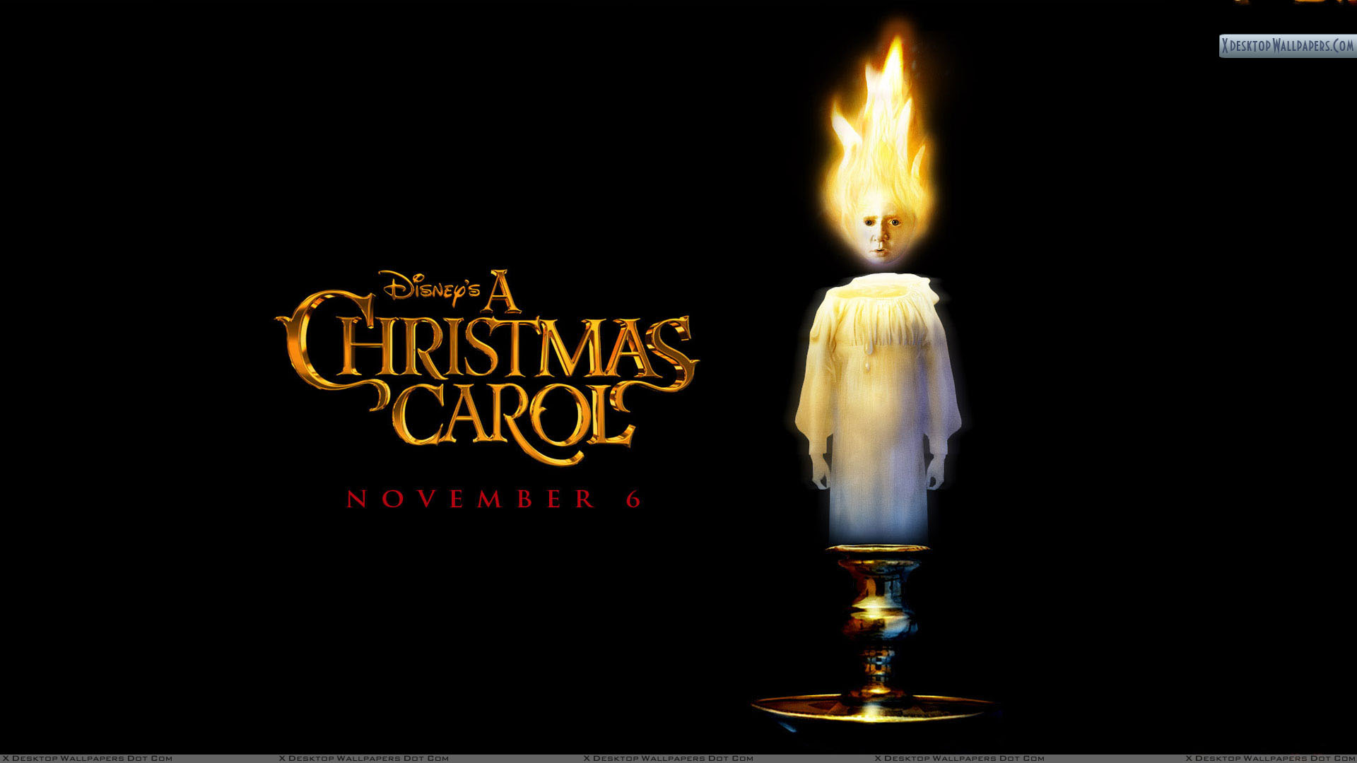 🔥 Free download Christmas Carol Logo On Black Background Wallpaper