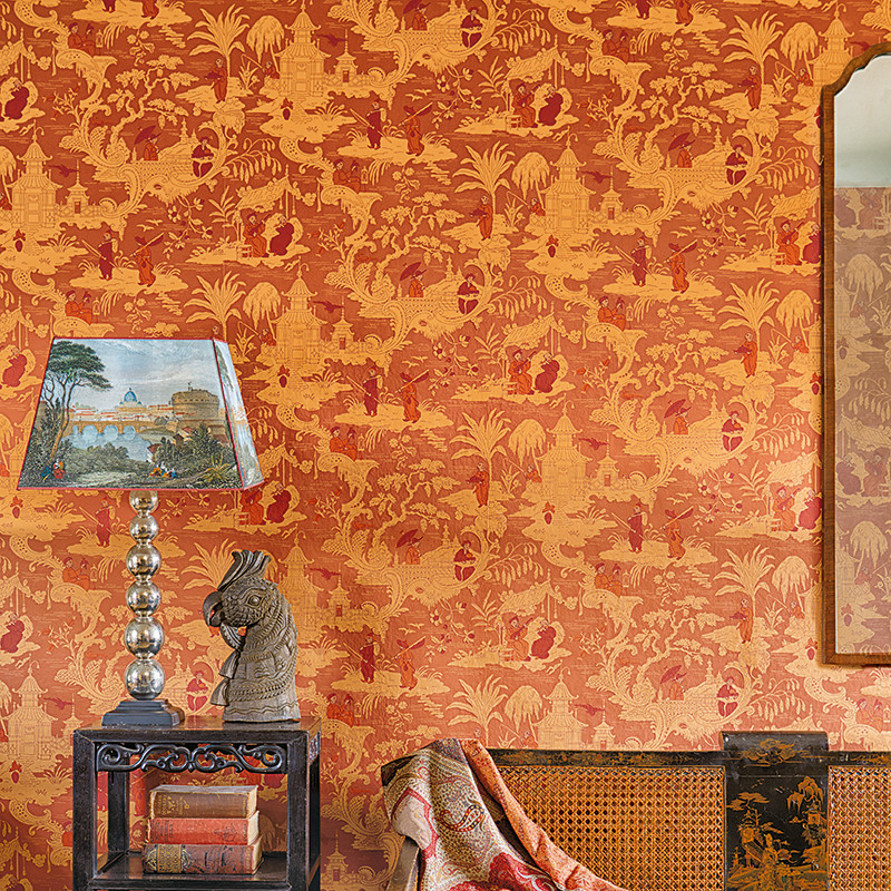 Cole And Son Chinese Toile Wallpaper Archive Anthology Beut