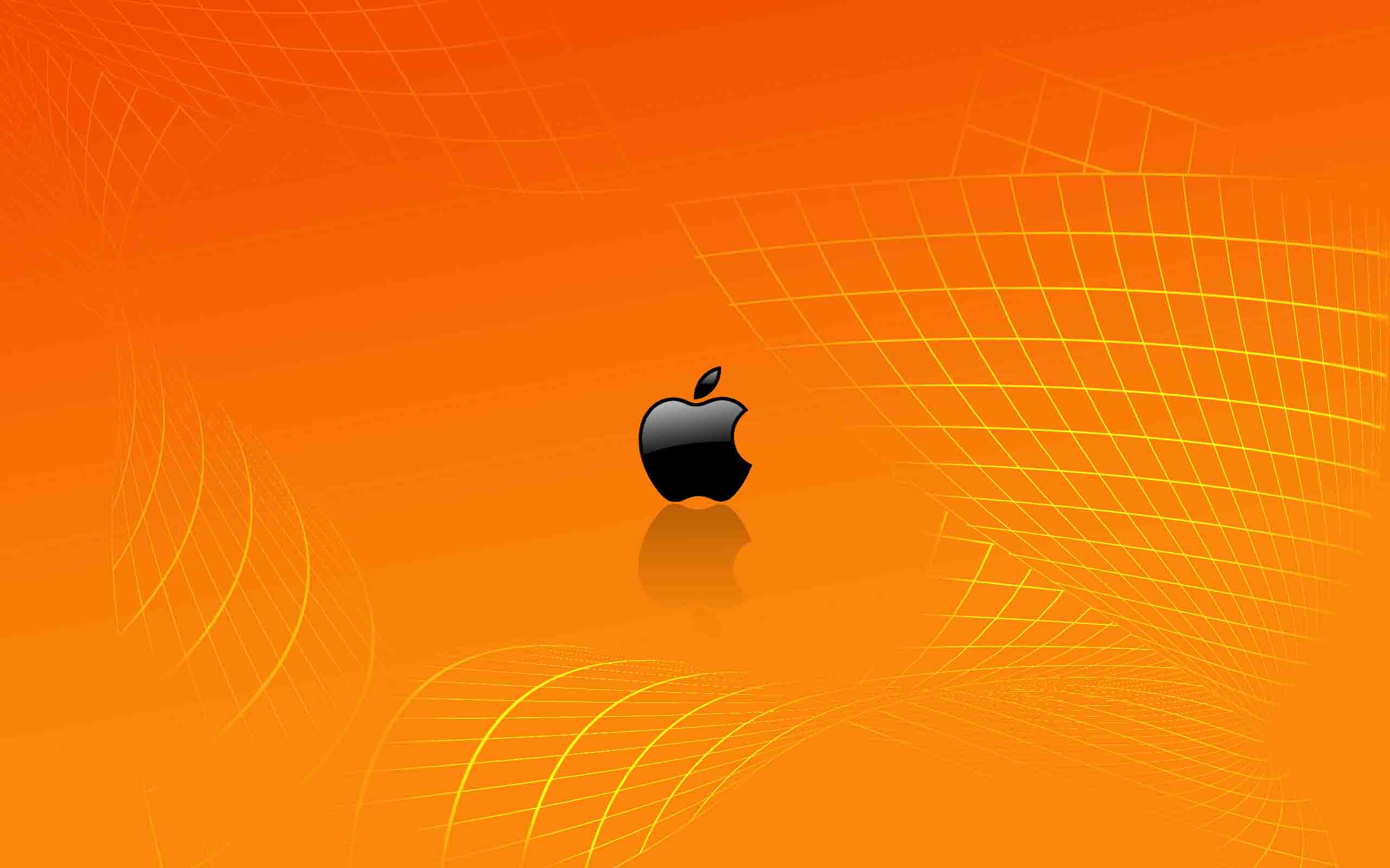 Cool Wallpapers with Orange Apple Logo HD Wallpapers for Free