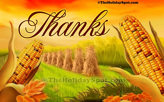 Thanks Wallpaper From Theholidayspot