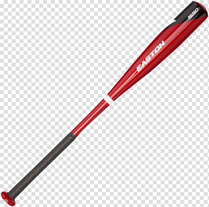 Red And Black Easton S50 Baseball Bat Batting Tee