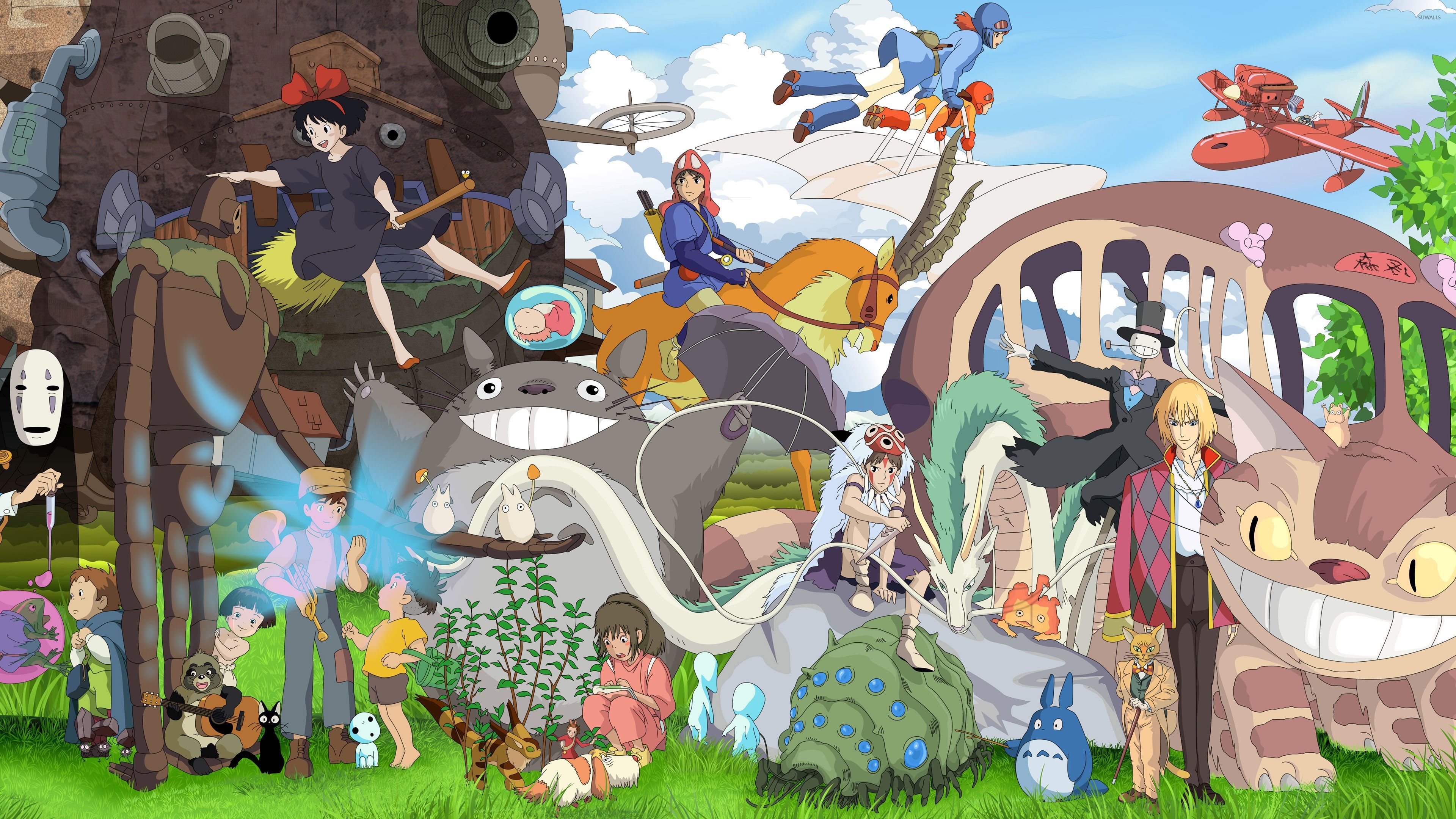 Studio Ghibli characters wallpaper   Anime wallpapers   36913