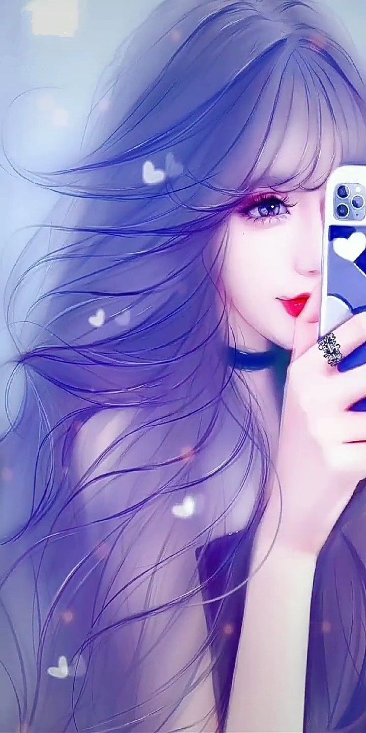 Animated Girl Wallpaper