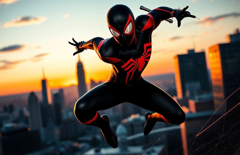 Black Spiderman Wallpaper