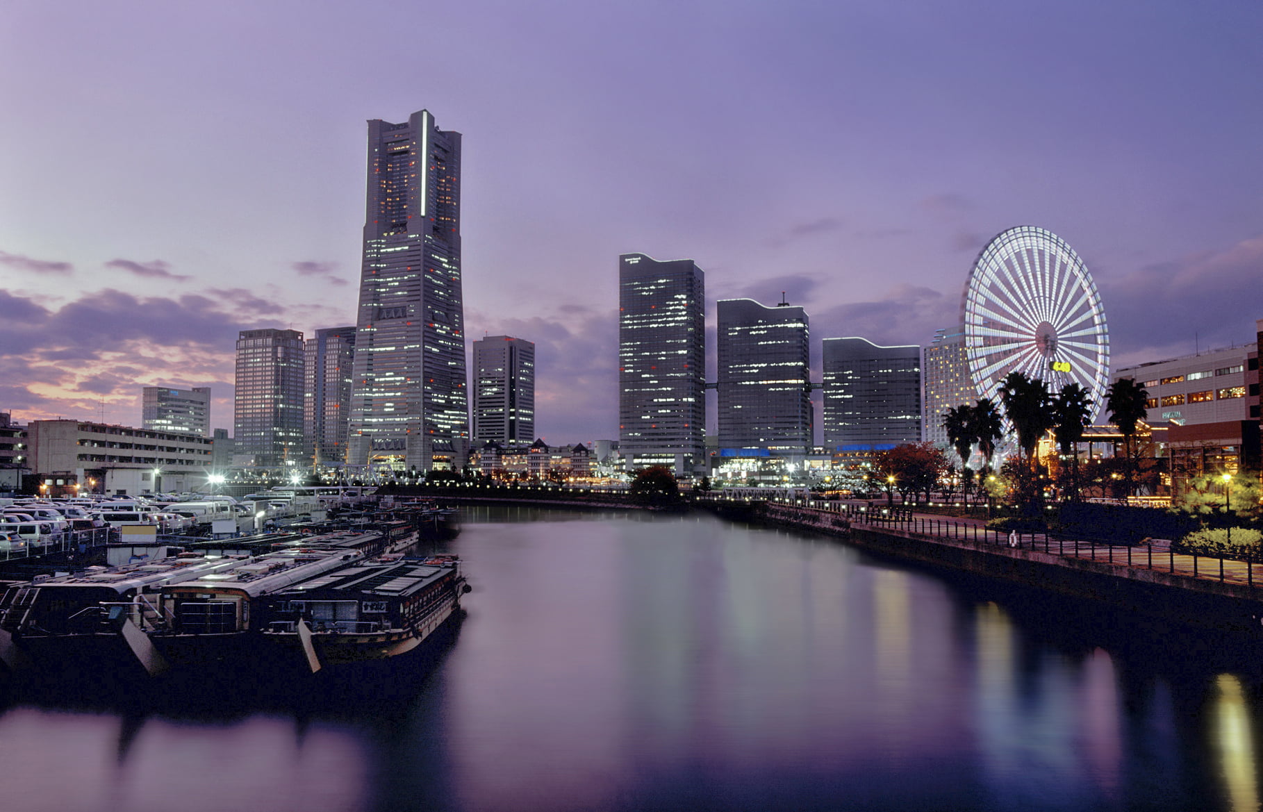 Structural Photography Of Concrete Buildings With Lights