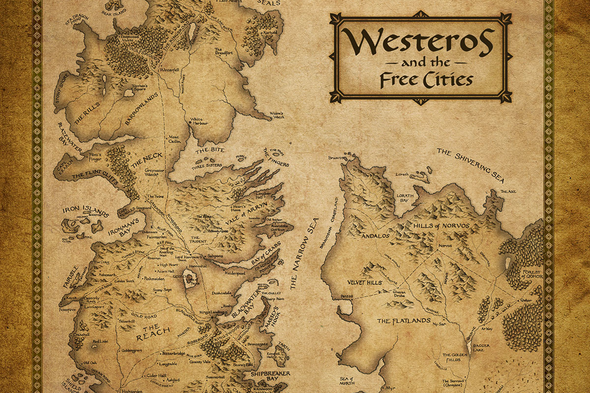 Westeros Map Wallpaper