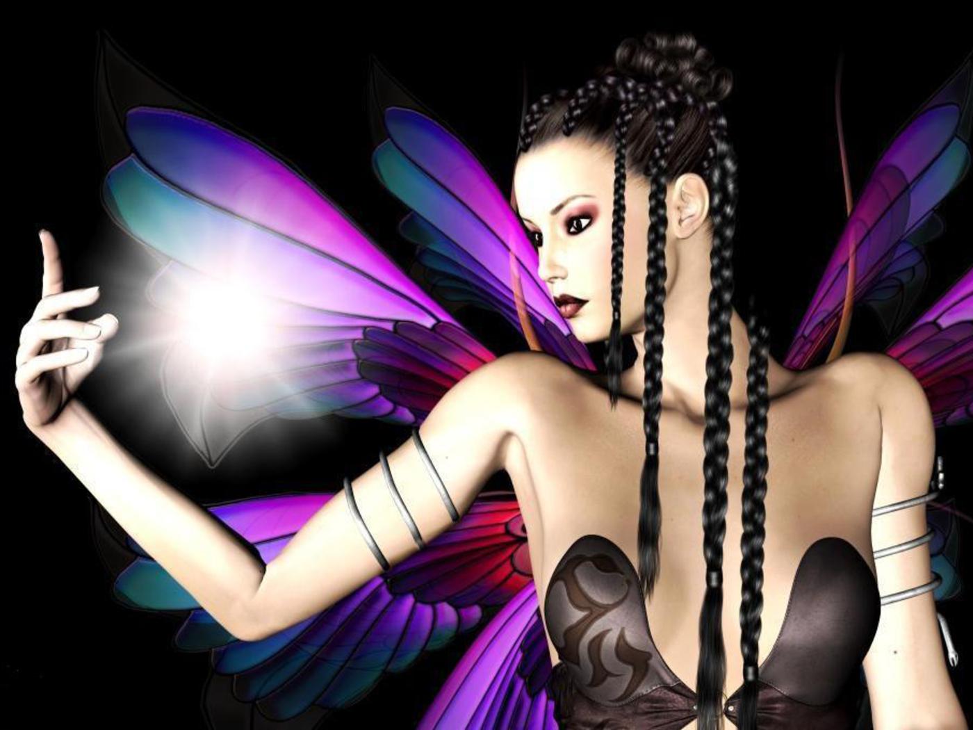 HD wallpapers Download 3D Fairy angels HD wallpapers 1400x1050 1400x1050