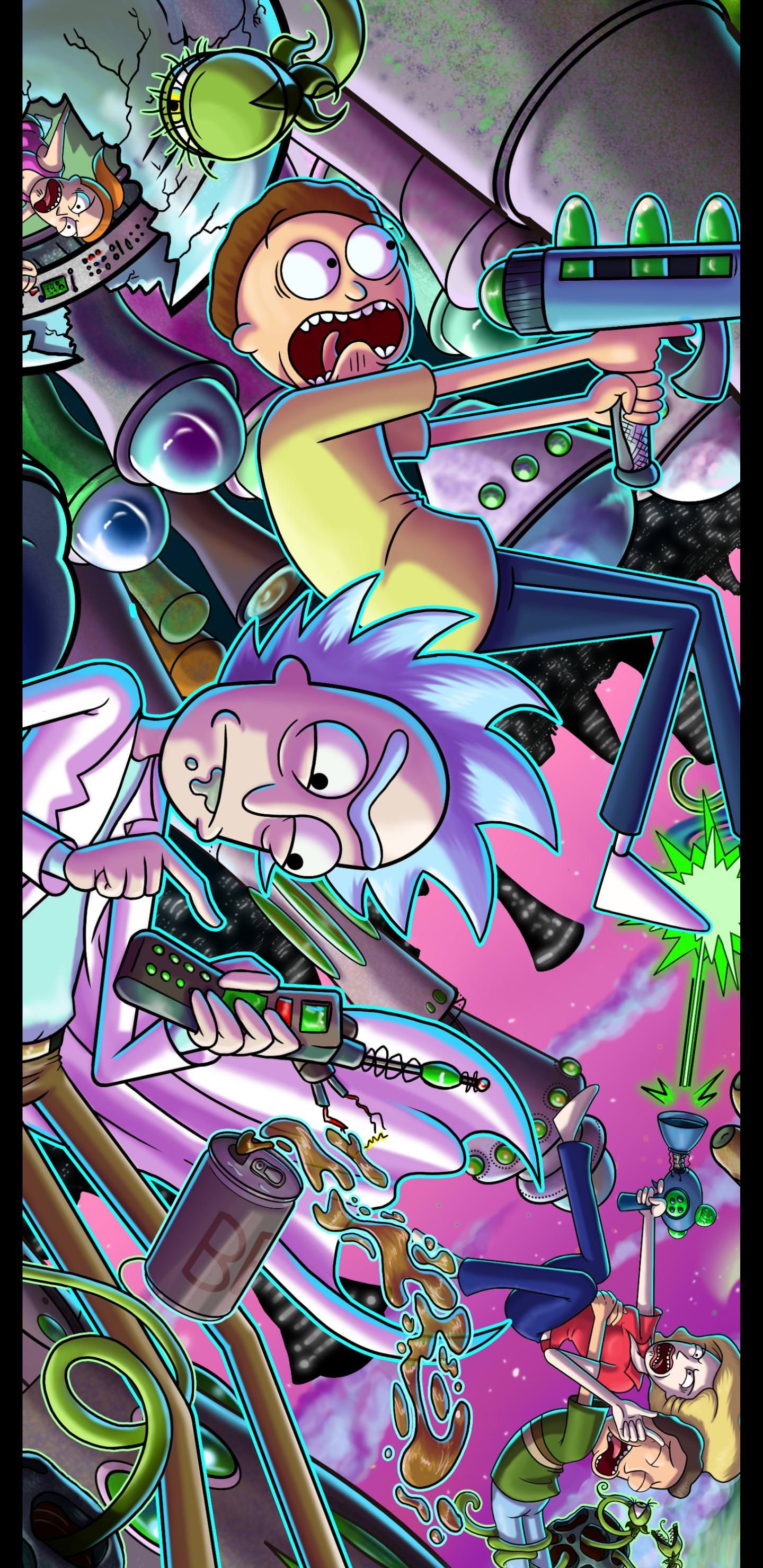 Rick And Morty Phone Wallpaper