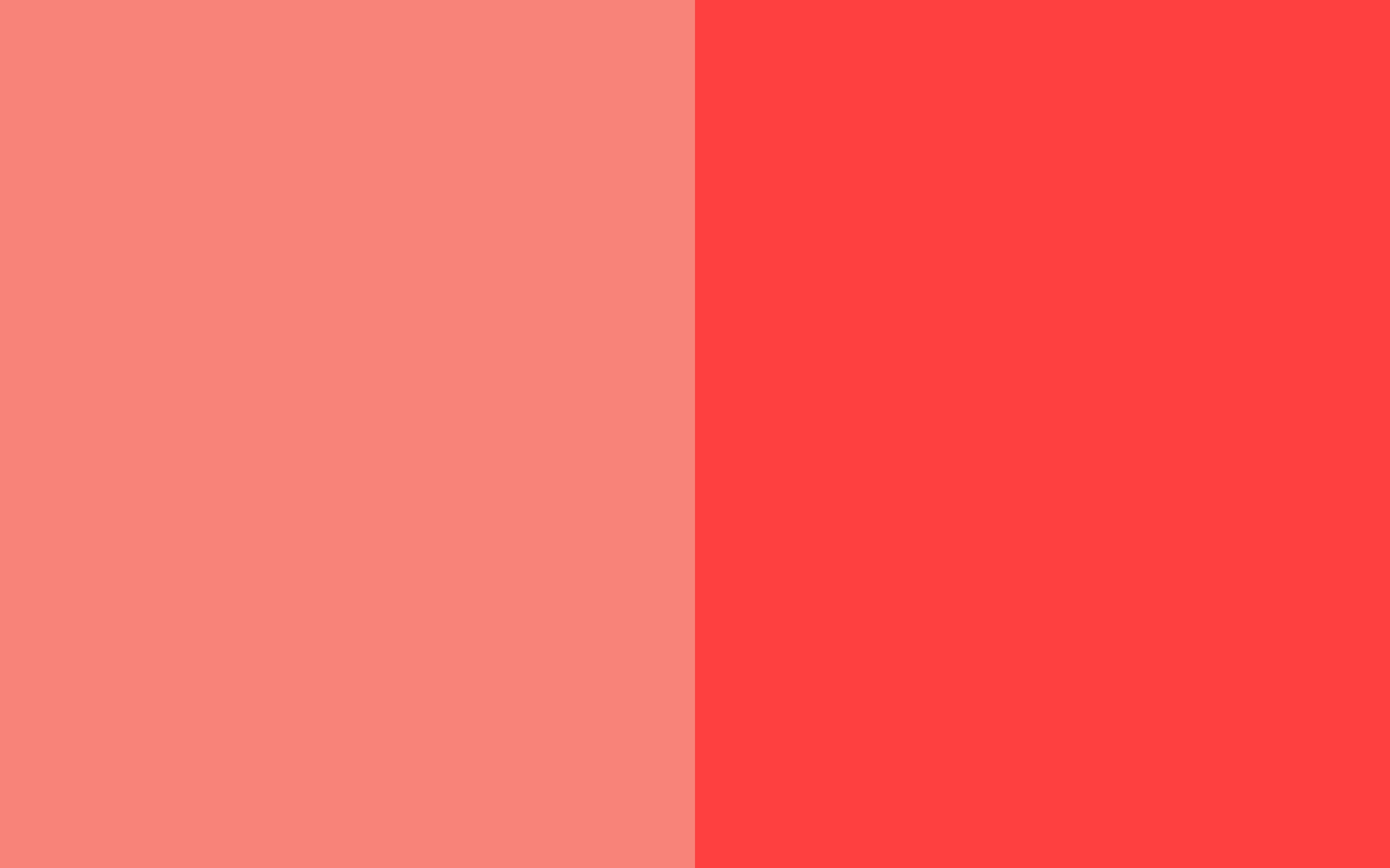 Coral Color Background Red two color background 2880x1800