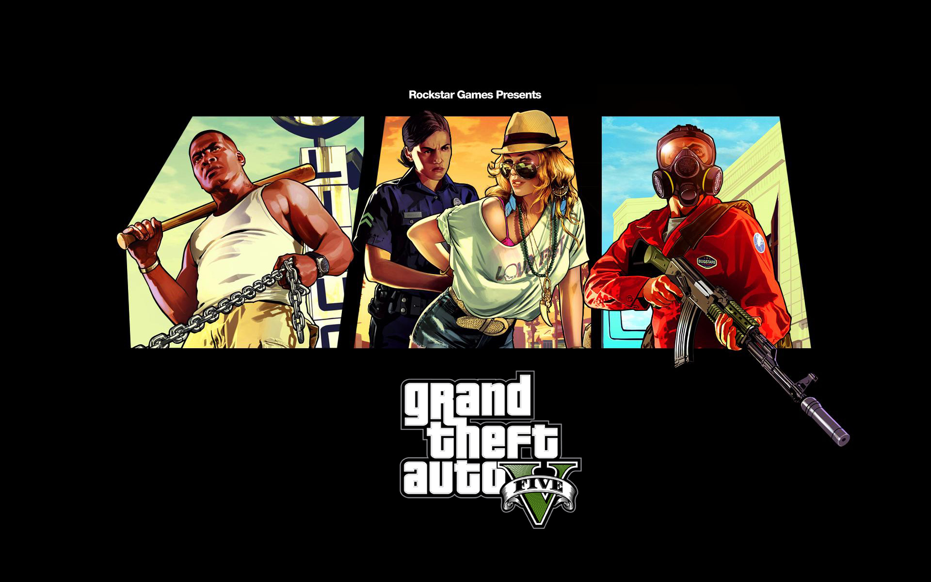 Grand Theft Auto V Game Wallpaper HD