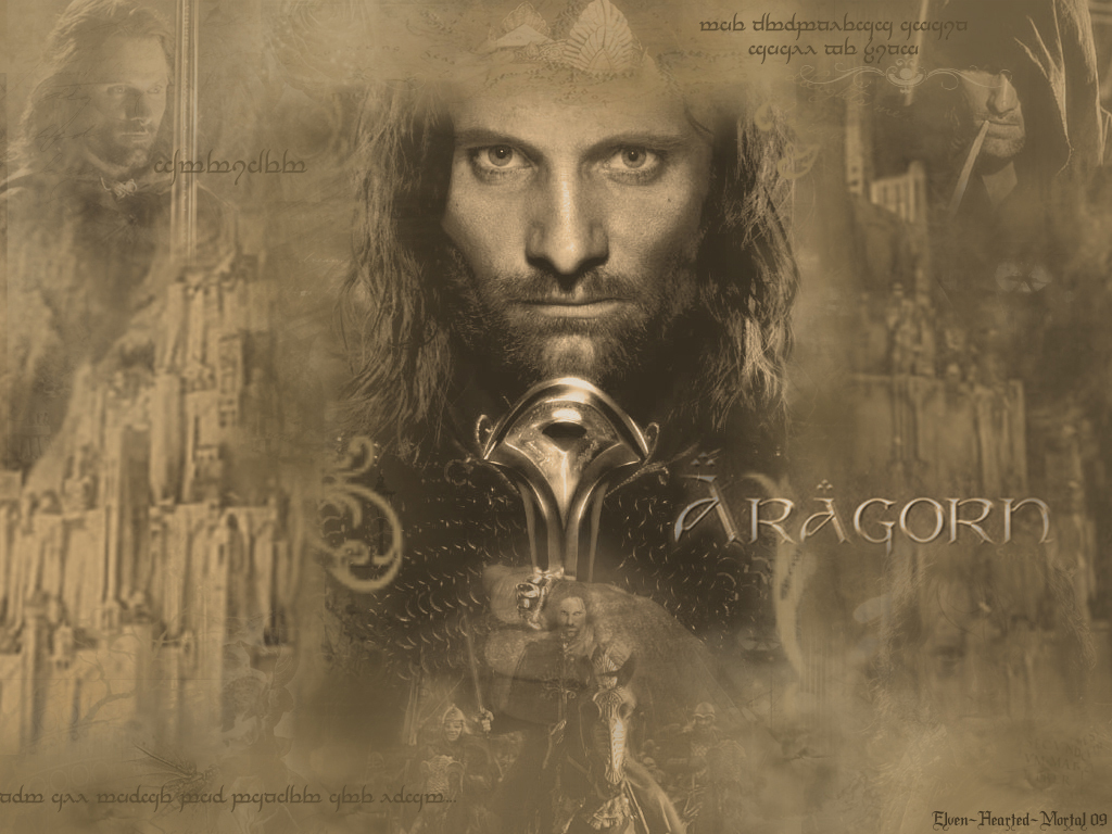 Aragorn The Nine Walkers Wallpaper
