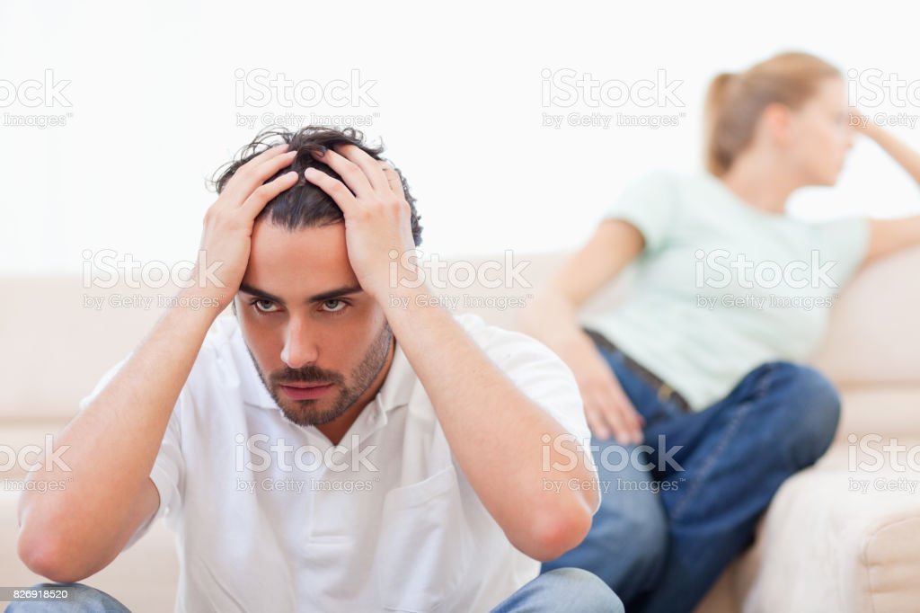 Angry Couple Mad At Each Other Stock Photo Image Now