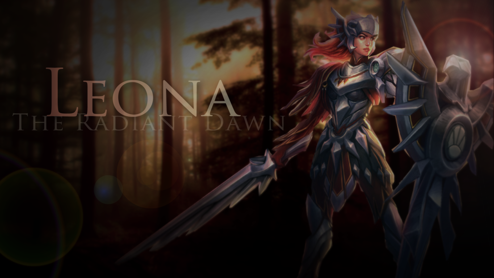 Leona Wallpaper   Black   League Of Legends by SonsOfParagon on
