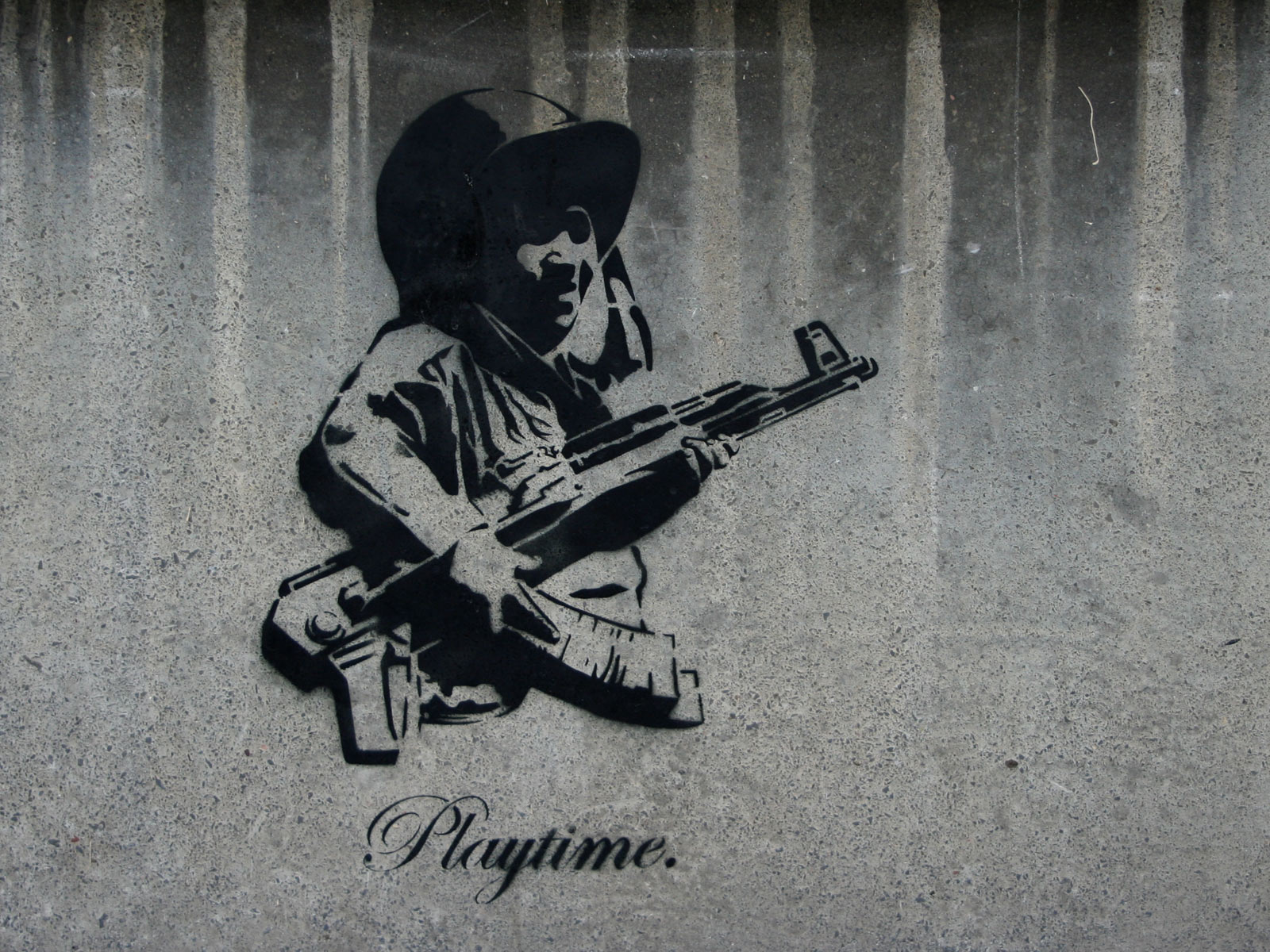 Graffiti Banksy Wallpaper