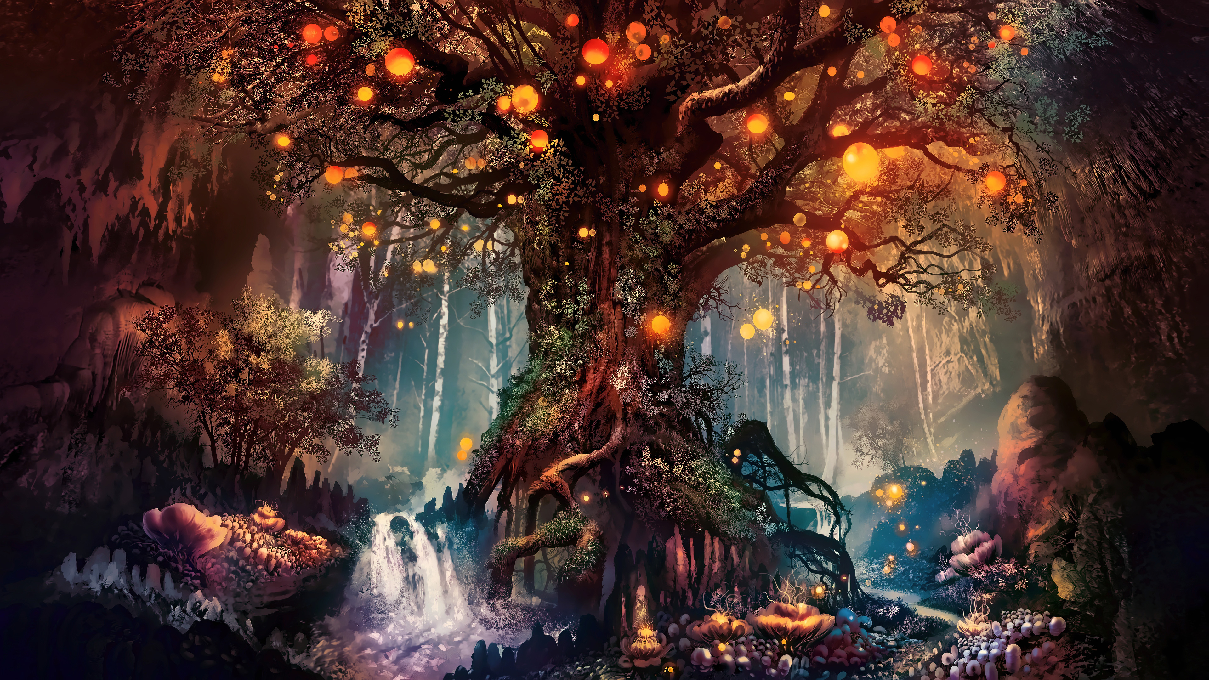 Forest Fantasy Artwork 4k HD Wallpaper Image