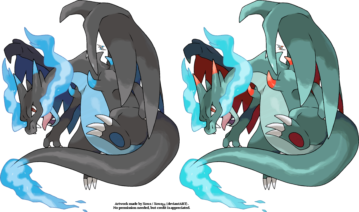 Digimonified: Mega charizard X and Y by Shoyu-Rai on deviantART