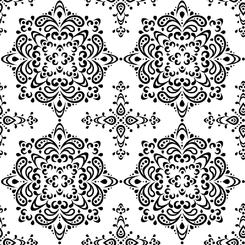 Fun Yet Elegant Medallion Design With A Hint Of Moroccan Tile Flavor