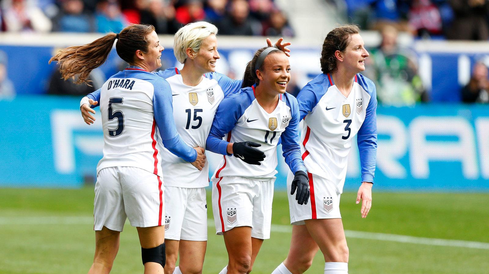 In Fight For Equality U S Women Soccer Team Leads The Way