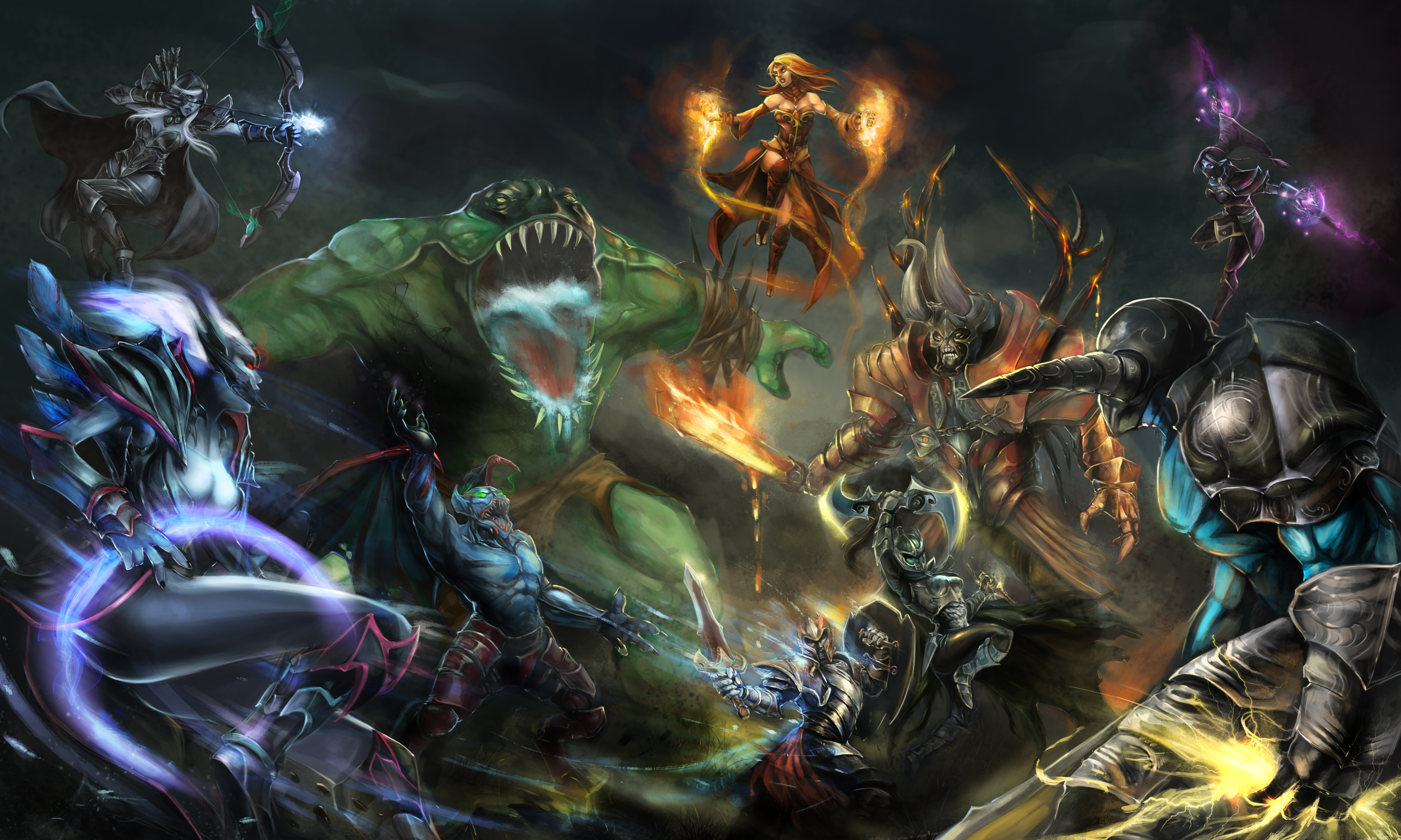 Dota Background Wallpaper HD Collection