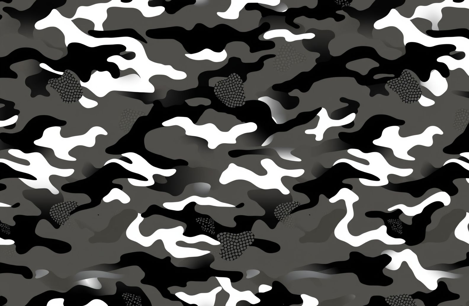 Black And White Camo Wallpaper