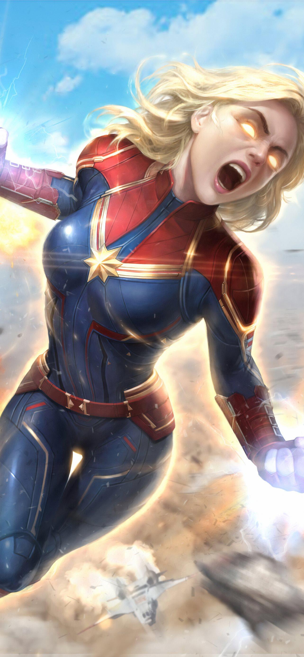 Captain Marvel Newarts Sony Xperia X Xz Z5 Premium iPhone