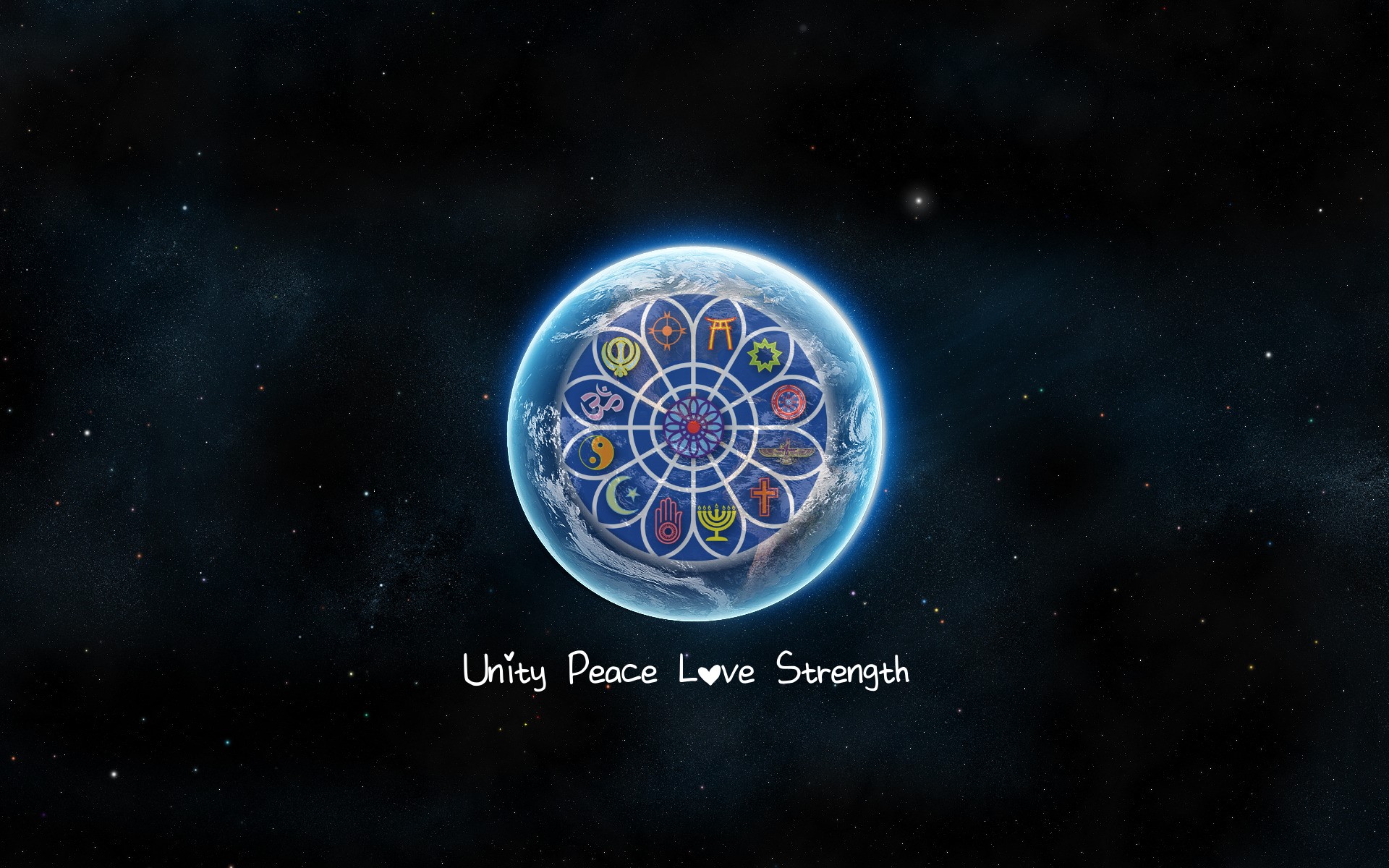 Religion Love Peace Unity Strength HDw Eweb4