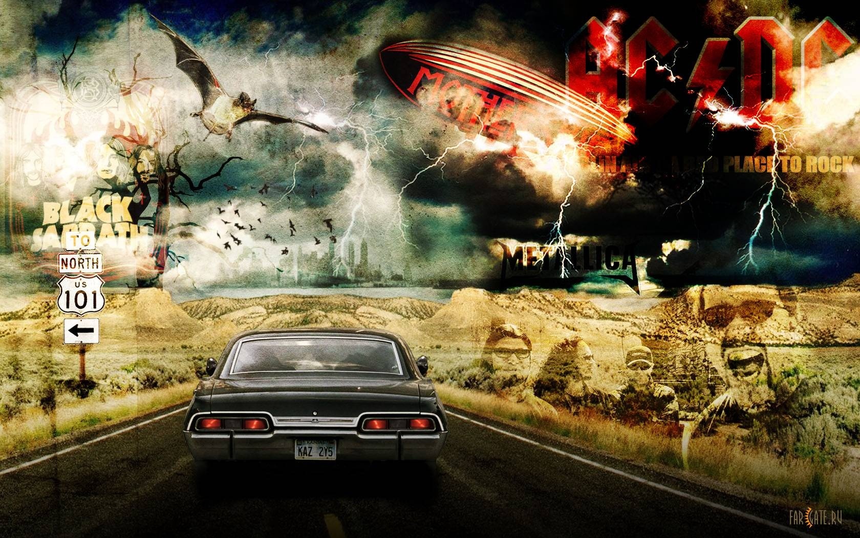 Supernatural Impala Desktop Wallpaper
